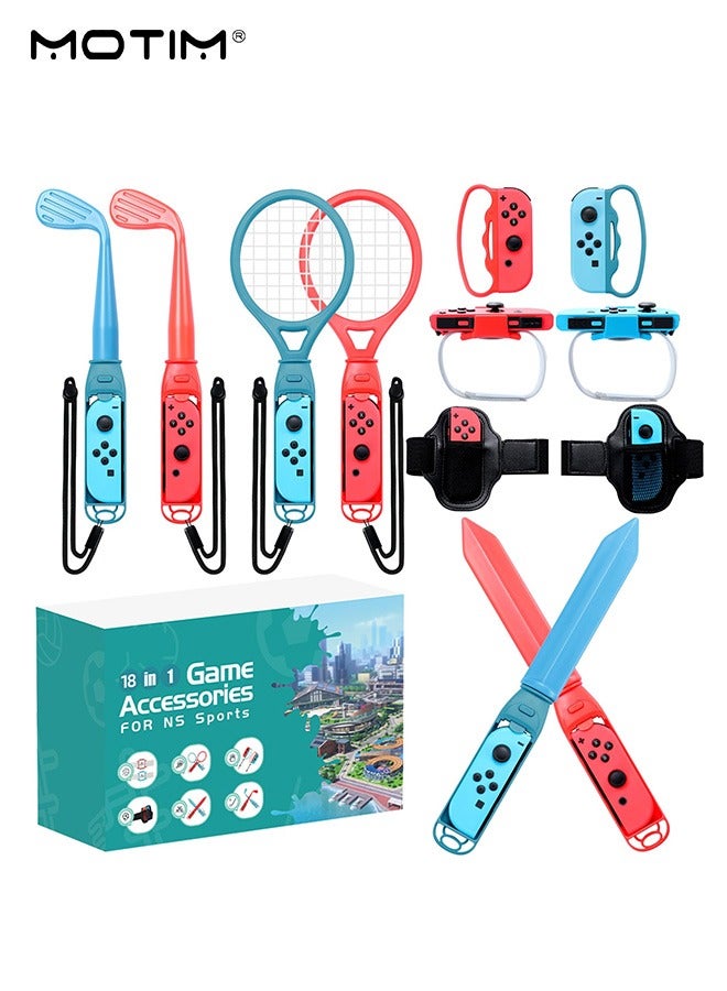 18 in 1 Switch Sports Game Accessories Bundle…