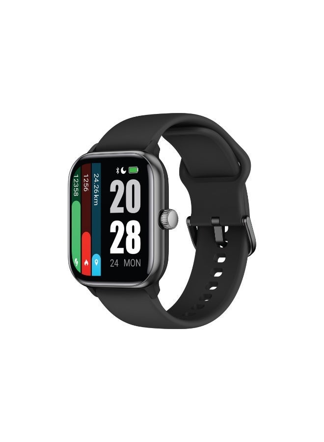 Compare Phoenix Smartwatch, 1.85” AMOLED Display, Bluetooth Calling & Alexa Builtin, 100+ Sports Modes, IP68 Waterproof, Black at KSA Price