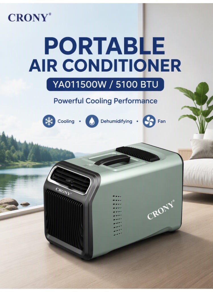 Compare Portable Tent Air Conditioner, 5‑Min Fast Cooling 44dB Quiet Mini AC Unit, R290 Refrigerant 24H Timer Portable Air Cooler for Car, RV, Truck, Camping & Home Use at KSA Price