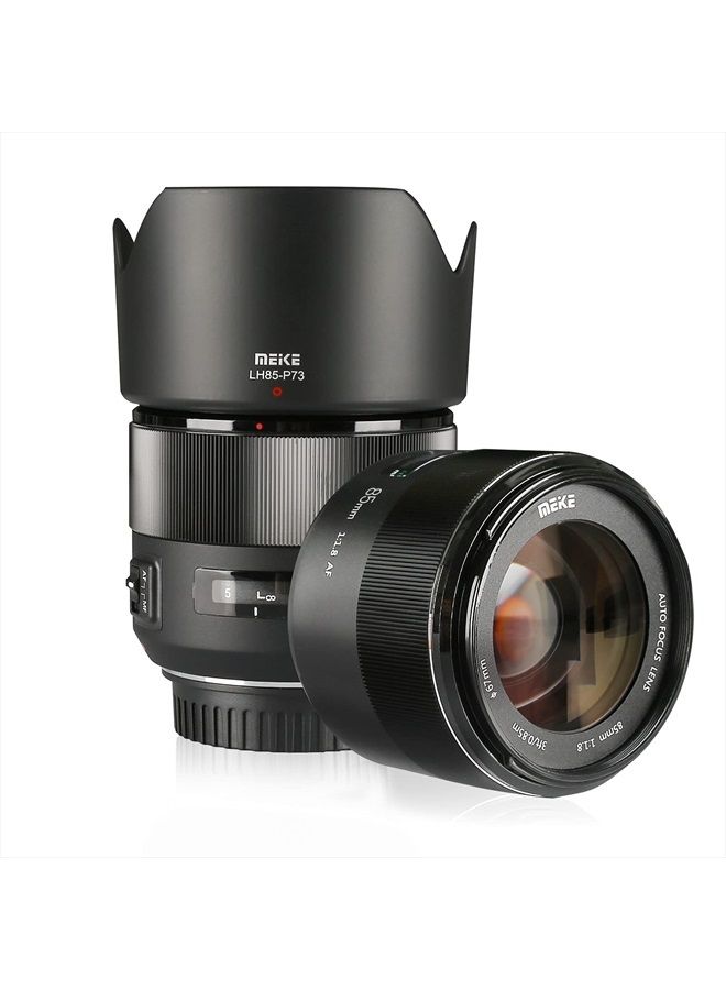 Compare 85mm f1.8 Large Aperture Full Frame Auto Focus Telephoto Lens for Canon EOS EF Mount Digital SLR Camera Compatible with APS C Bodies Such as 1D 5D3 5D4 6D 7D 70D 550D 80D at KSA Price
