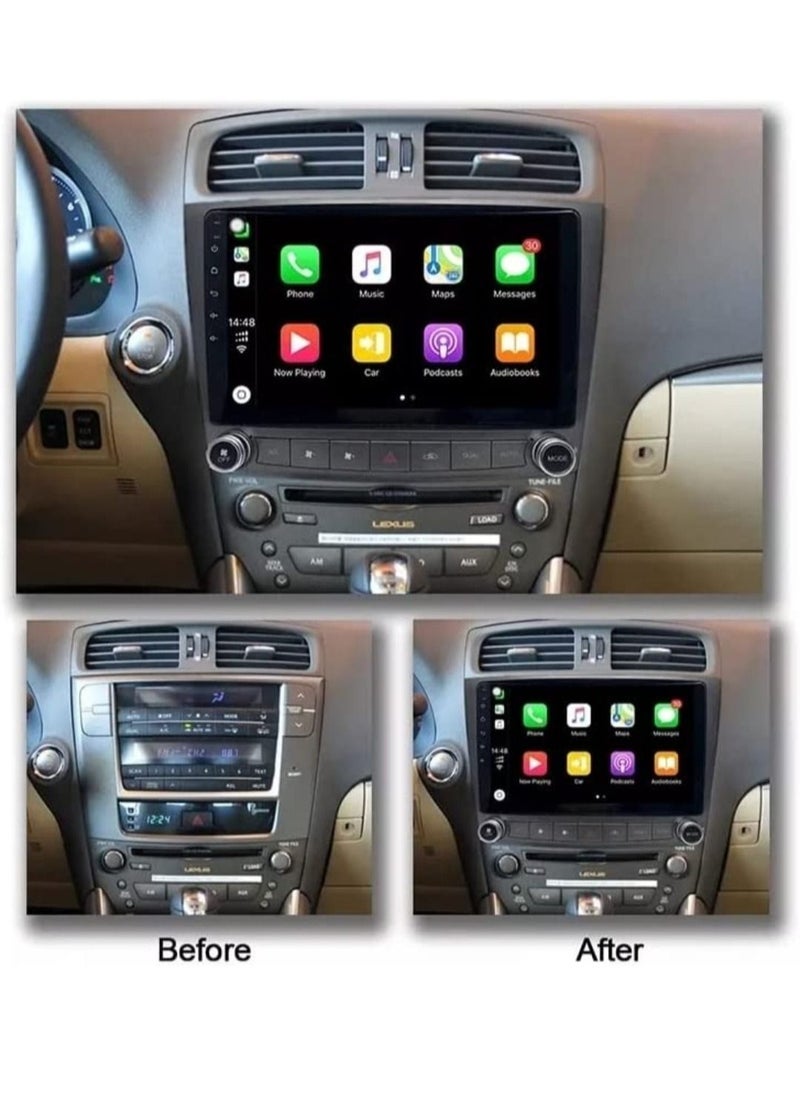 Compare Android Screen For Lexus IS250 IS300 IS200 IS220 IS350 2005 2006 2007 2008 2009 Car Radio Bluetooth carplay BT WIFI Touchscreen multimedia Support Apple Carplay Android Auto 4GB RAM at KSA Price