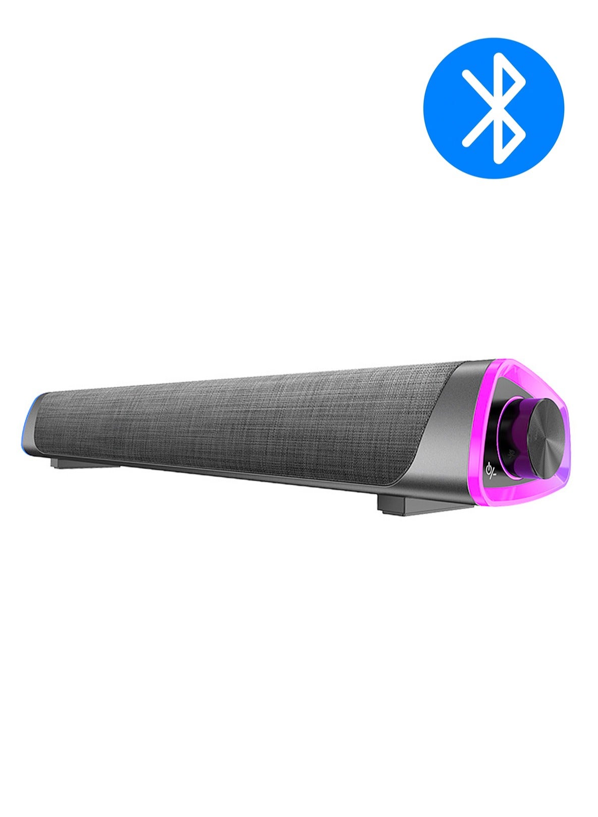 Compare Bluetooth Speaker, Portable Wireless Speaker with LED Light, Dual Speaker Desktop Audio subwoofer Antimagnetic Speaker, for for Outdoor, Home, Party, Beach, Travel at KSA Price