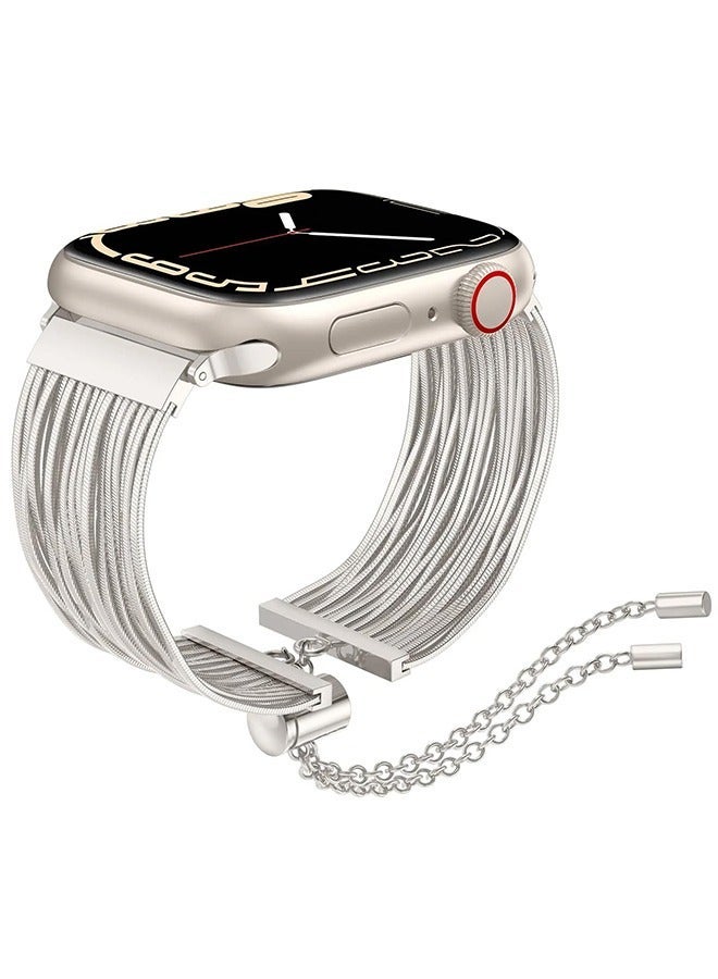 Stainless Steel Tassel Band For Apple Watch Series…