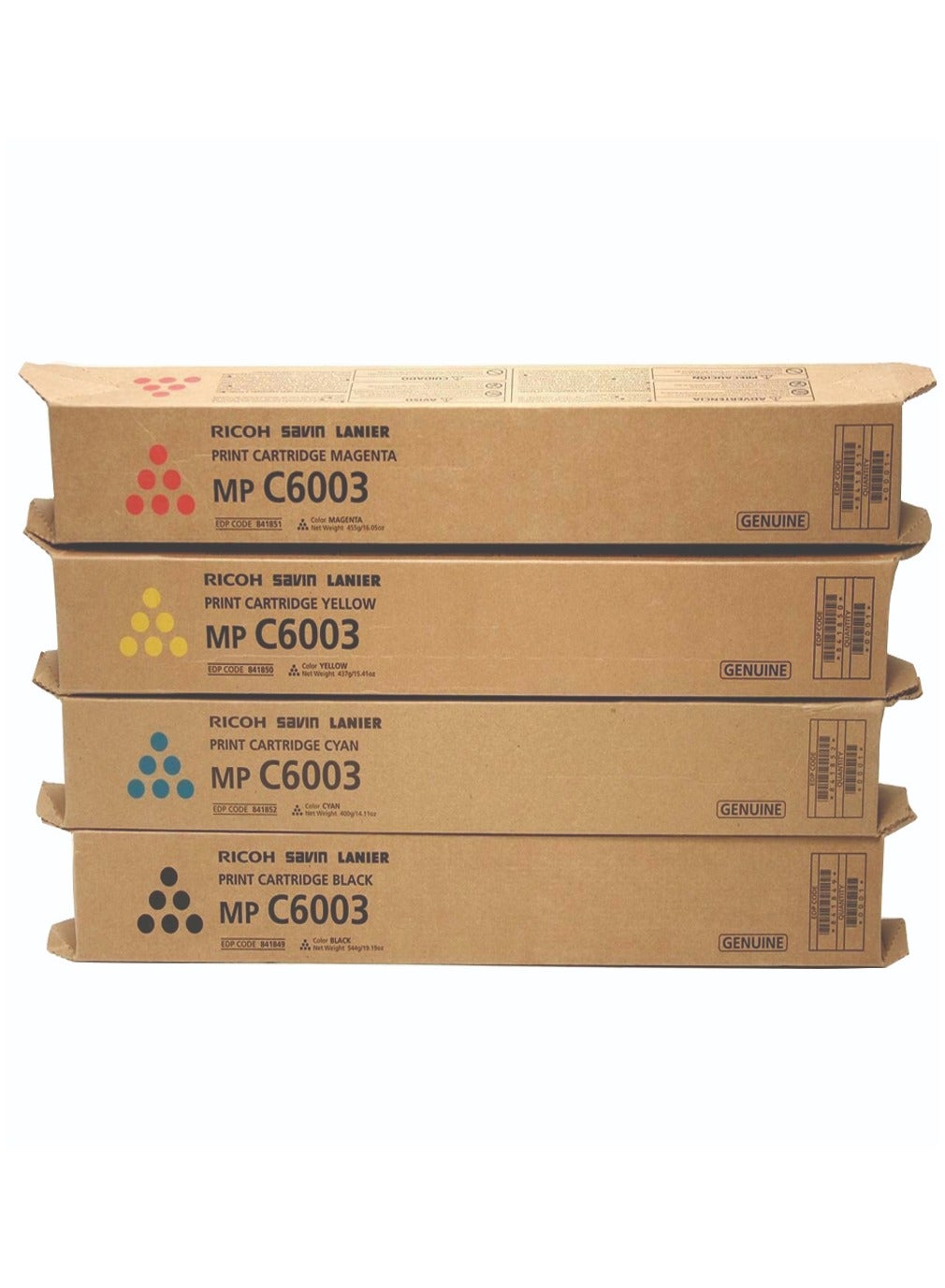 RICOH Genuine Ricoh Savin Lanier Toner Set (4…