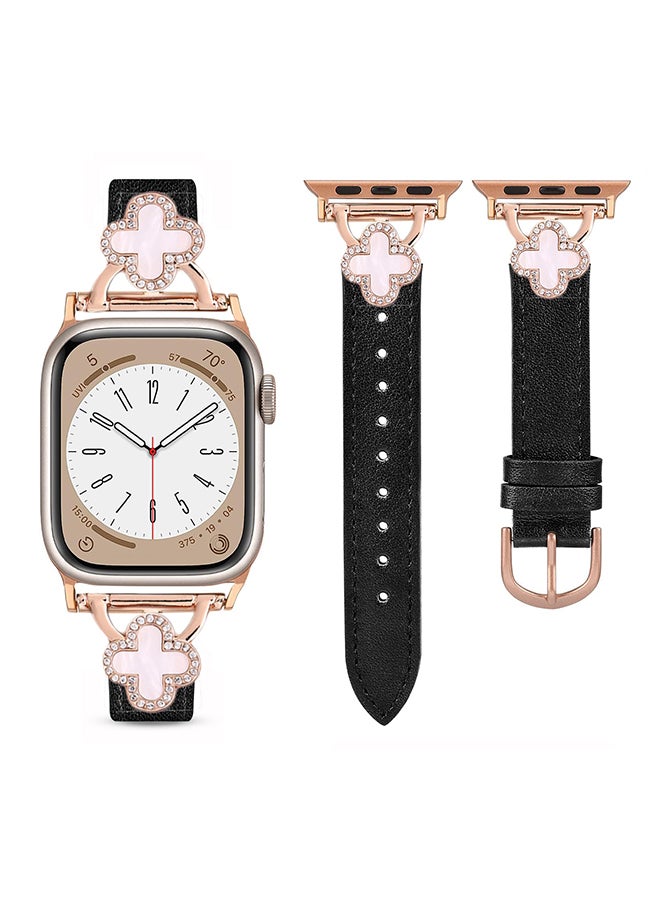Leather Band For Apple Watch Series 10 9…