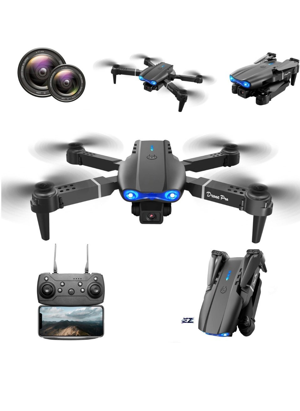 E99 Pro Professional Entry-Level Drone, Dual…