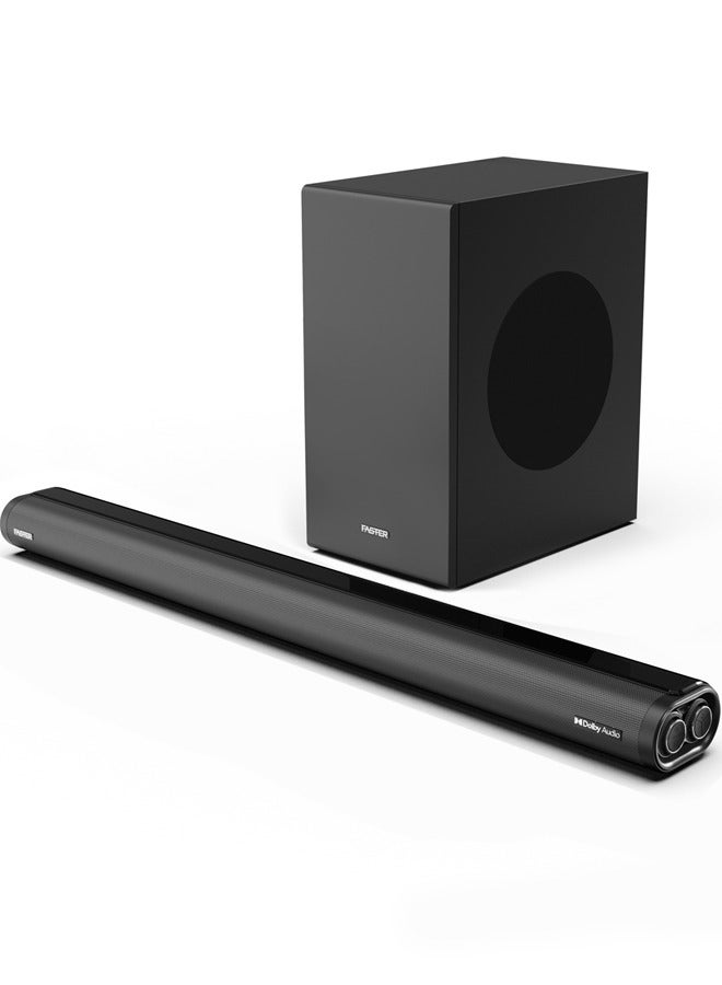 T2000 2.1 CH Home Theater Soundbar Speakers…