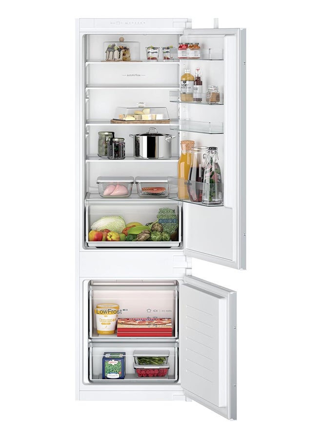 Compare Siemens BuiltIn Fridge Freezer iQ500, Bottom Freezer, 270L Gross  268L Net Capacity, Made in Germany, KI87VNSE0M KI87VNSE0M white3 years warranty KI87VNSE0M white at KSA Price