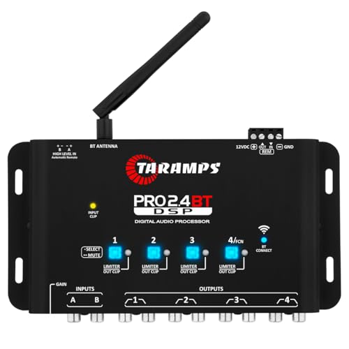 Taramps Pro 24 BT Bluetooth DSP Crossover…