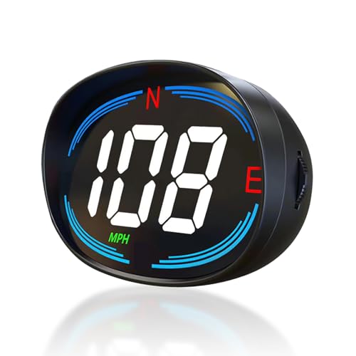 Compare SinoTrack HUD GPS Speedometer Universal Car Headsup Display 2.7inch MPH Speed Meter with Compass Over Speed Alarm for All Vehicle USB Connect Plug and Play at KSA Price