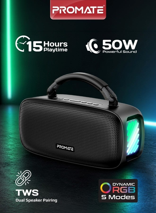 Sonari Portable 50W Wireless Speaker with Bluetooth…
