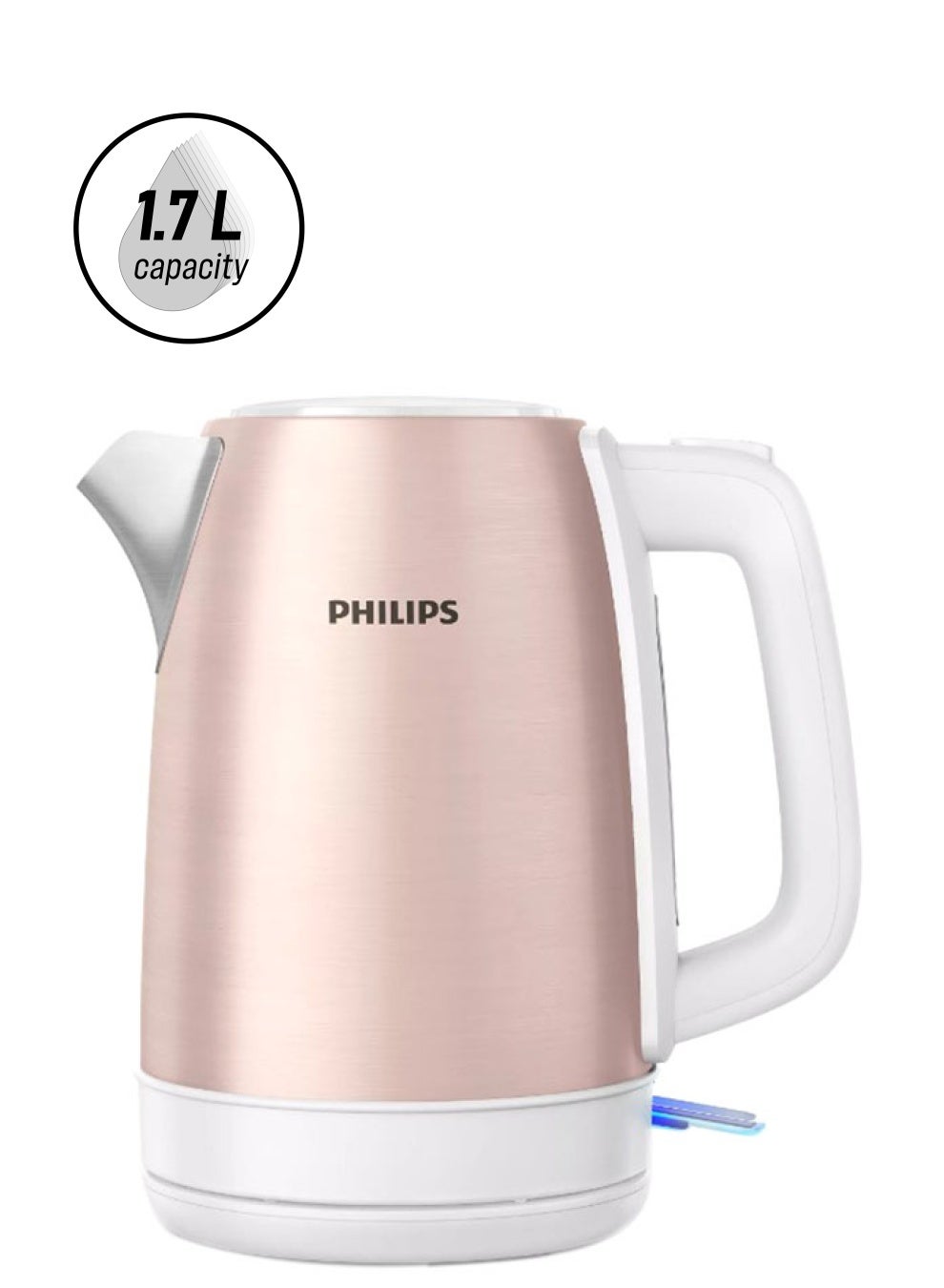Compare Metal Kettle Daily Collection  Spring Opening, 360° Pirouette Base, 1.7 L 2200 W HD935096 Rose Gold at KSA Price