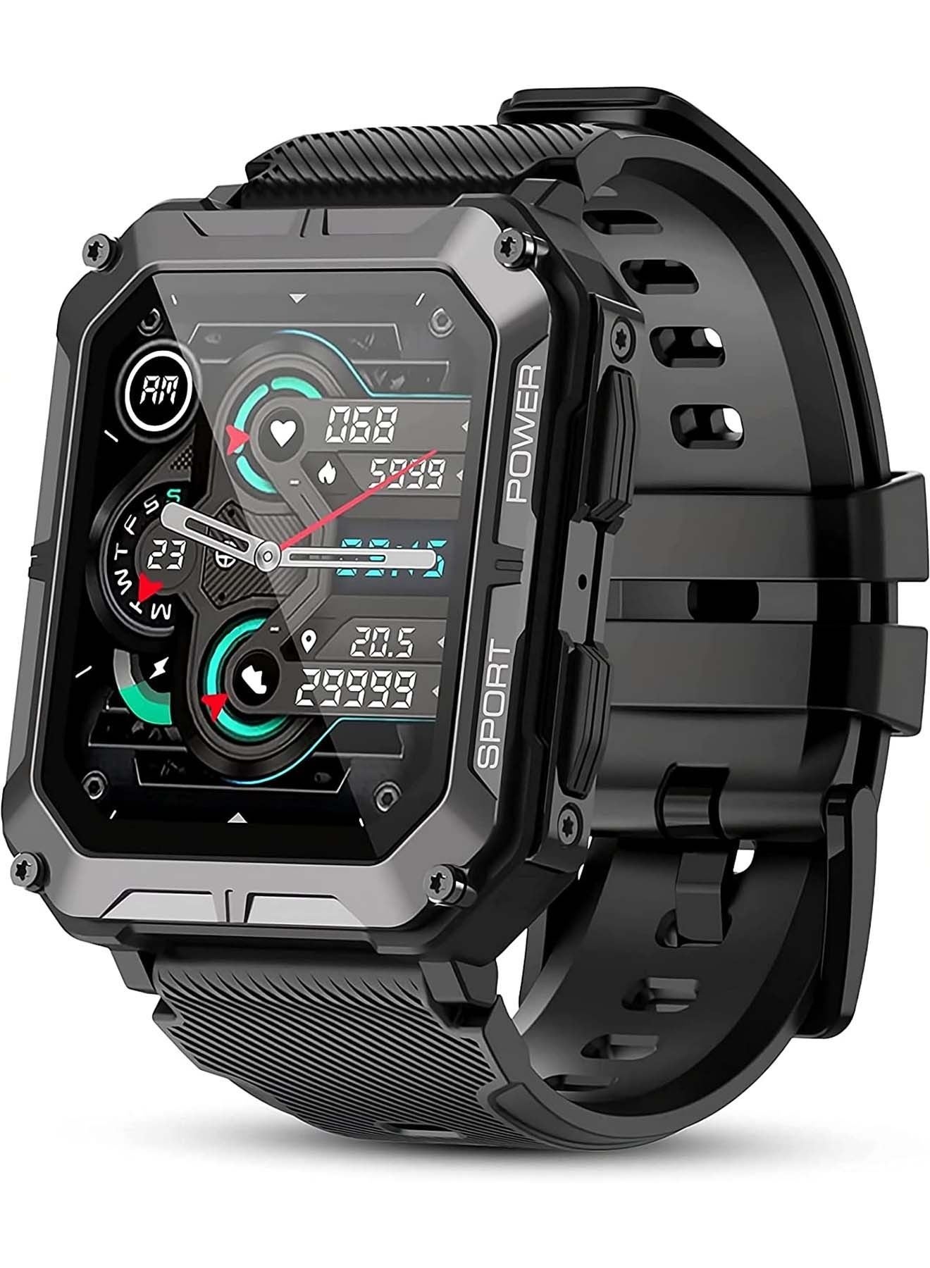 Military Smart Watch for Men Answer Make Call,…