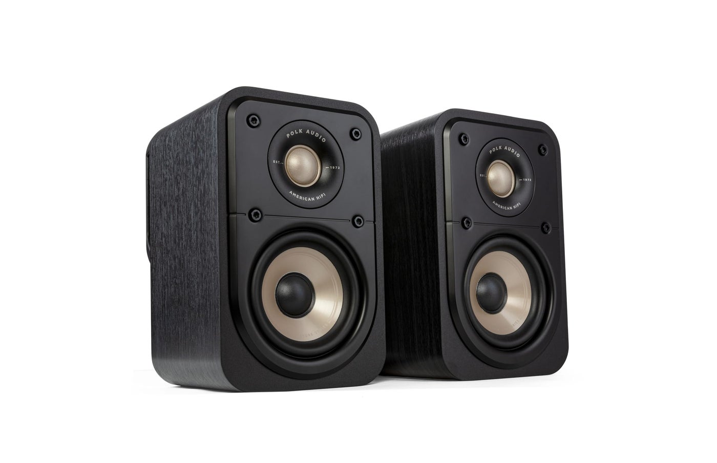 Compare Polk Signature Elite ES10 Surround Loudspeaker HiRes Audio Certified Dolby Atmos DTSX Compatible 1 Tweeter 4 Woofer Power Port Technology for Effortless Bass Pair Stunning Black at KSA Price