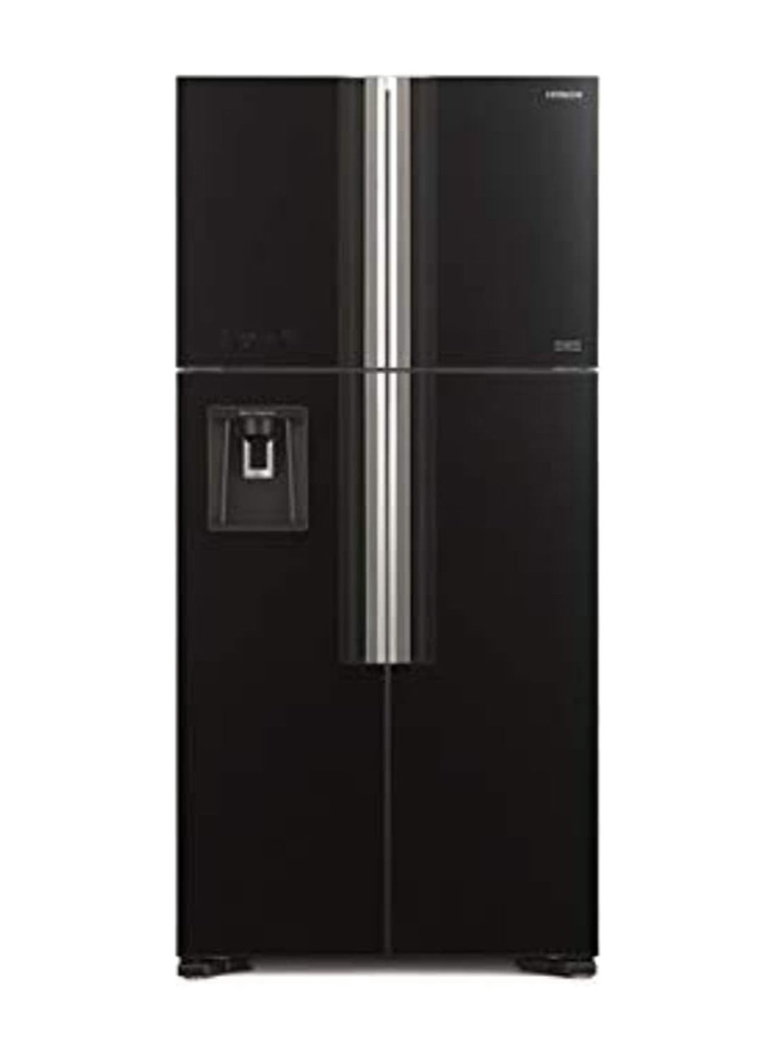 Compare 760L Gross, Net 540L, Side By Side 4 Doors Premium Refrigerator, 10 Year Warranty on Inverter Compressor, No Frost Fridge, Dual Fan Cooling, Movable Twist Ice Tray RW760PUK74GBK Glass Black RW760PUK74GBK Glass Black at KSA Price