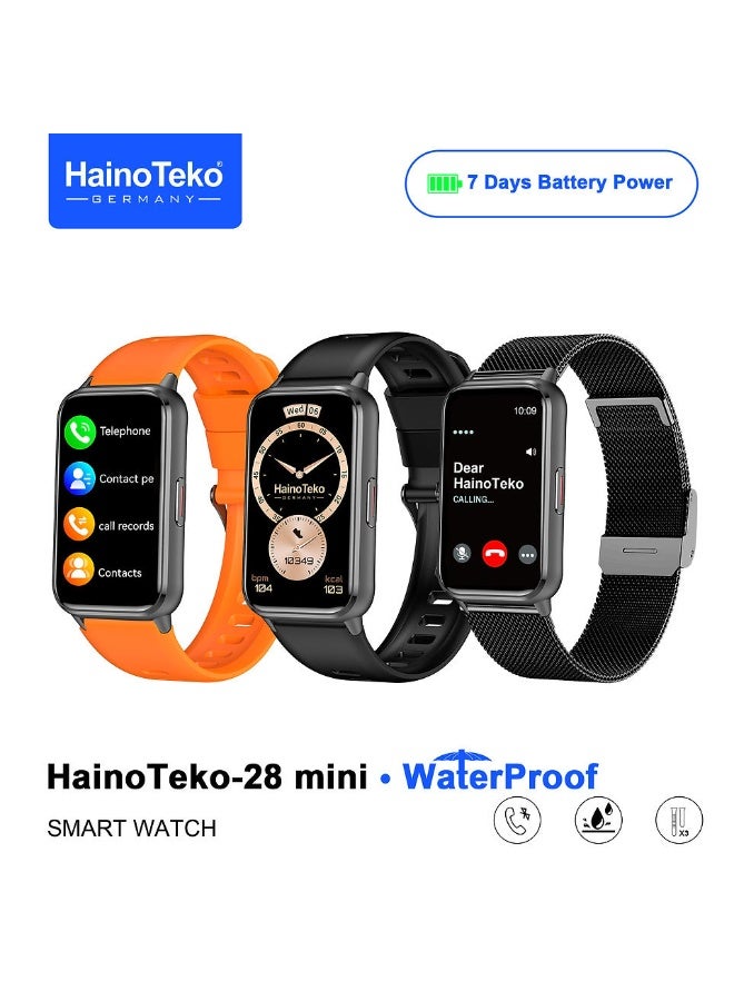 HainoTeko-28 Mini Waterproof Smart Watch with AMOLED…