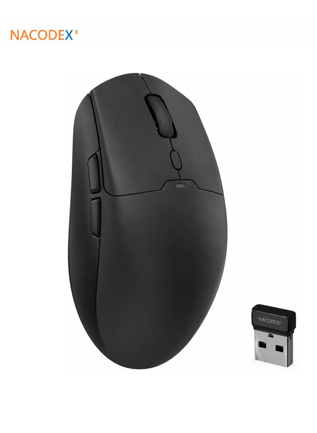 Compare NJ11 TriMode Wireless Gaming Mouse 2.4GBluetoothWired 3 Connection Modes, 61g Ultra Light Symmetric Ergonomic Mouse for Small Hands, 6 Levels DPI Up to 12800, Dual 1000Hz Ultra Low Latency Polling Rate, 1.3H Fast Charging 300mAh Battery, Programmable Buttons Custom Driver PC Laptop Gaming Office Mouse at KSA Price