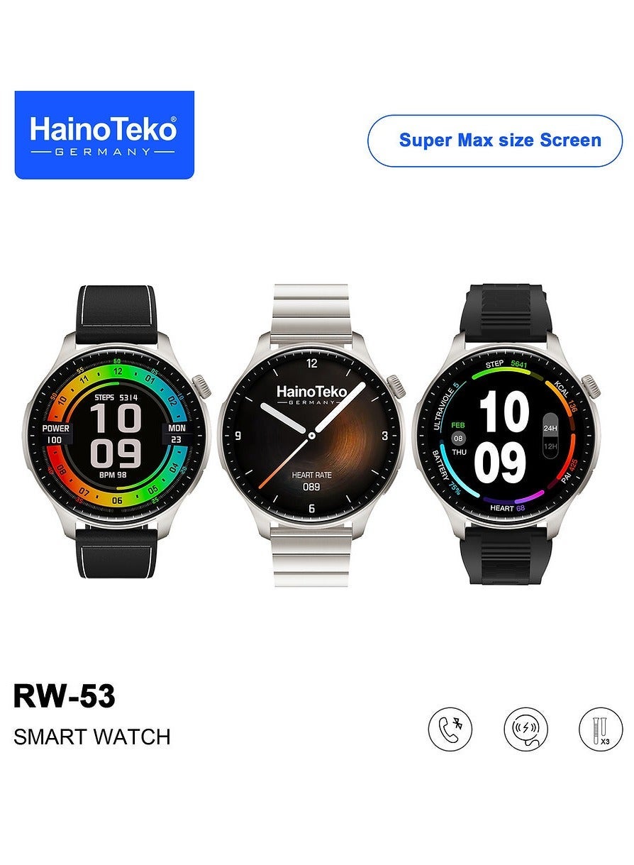 RW53 Smartwatch for Men with Super Max AMOLED…