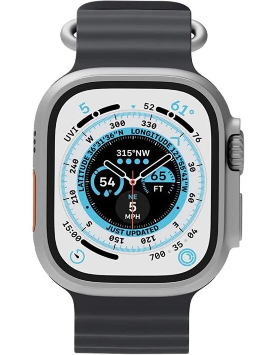 Compare S8 Ultra Max Smartwatch Series 8 S8 Smart Watch Ultra AI Voice Smart Watch 2.0inch Bluetooth Call Wriless Charging Watch 8 Ultra black at KSA Price
