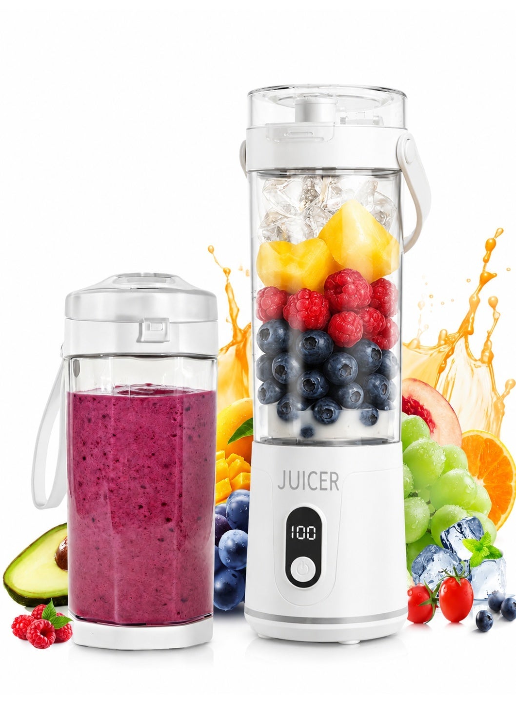 2026 Upgrade 700 ML Portable Smoothie Blender,…