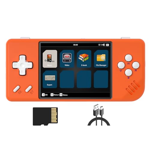 Compare Cintwory RG28XX Handheld Game Console Retro 283inch Screen Video Game Player 64G TF Card Preinstalled 5000 Games 3100mAh BatteryLava Orange at KSA Price