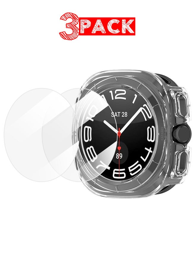 (for Samsung Galaxy Watch 7 Ultra) 3 Pack Case…