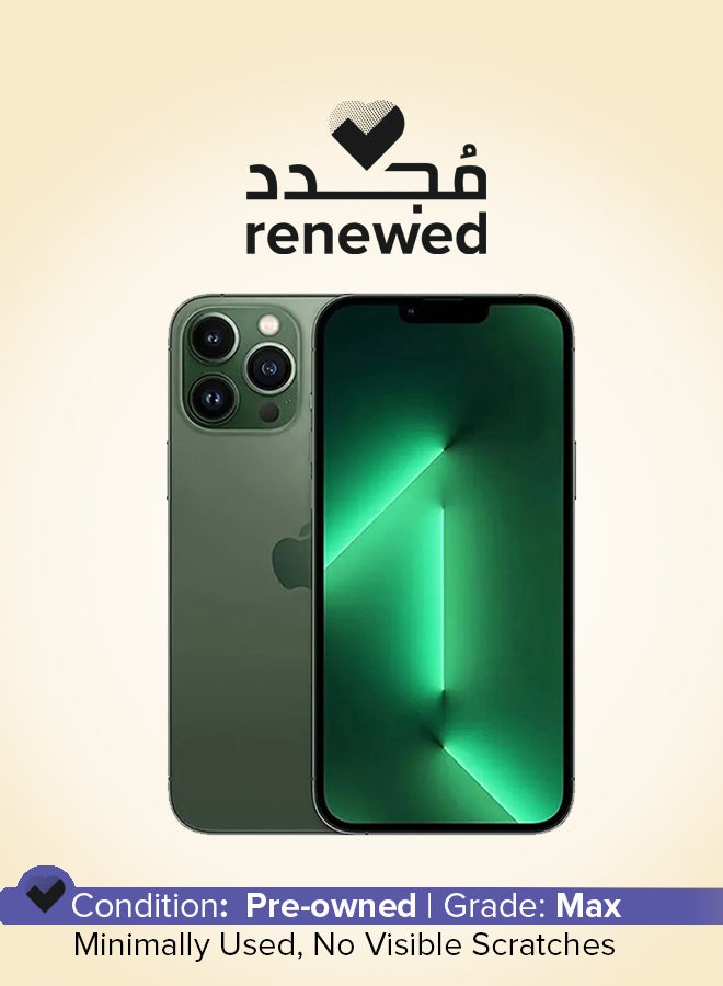 Compare Renewed  iPhone 13 pro max 512GB Alpine Green 5G With Facetime  International Version at KSA Price