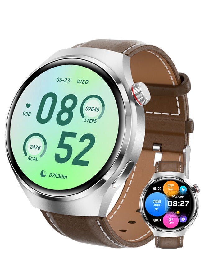 Compare Smart Watch for Men, IP68 Waterproof Smartwatch for Android and iOS Phones, Fitness Tracker Watch with Multiple Sports Modes, Heart Rate Monitor Pedometer Sleep Monitor, Silver at KSA Price