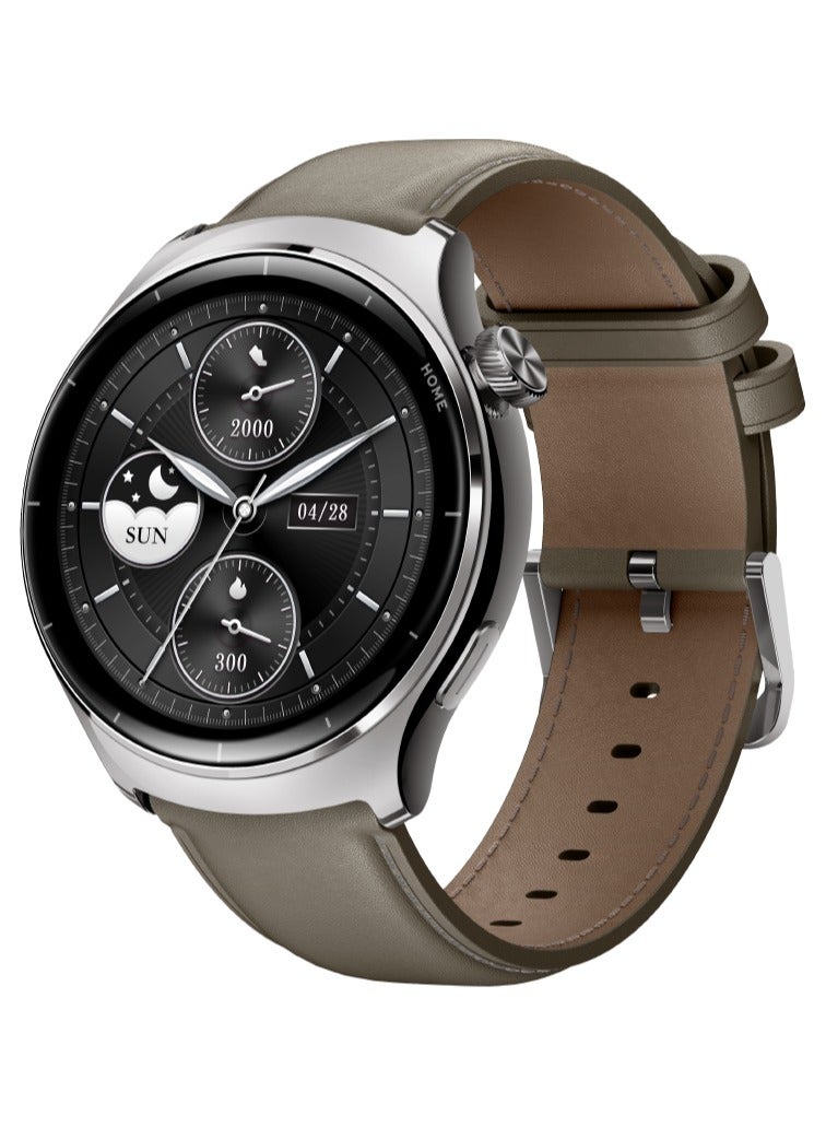 Compare Mibro Lite 3 Pro Smart watch 1.32 AMOLED Display 10 Axis Motion Sensor Bluetooth Calling GPS 150+ Sport Modes 5ATM Water Resistant Heart Rate Monitoring 15 Days Battery Life Smartwatchsilver at KSA Price