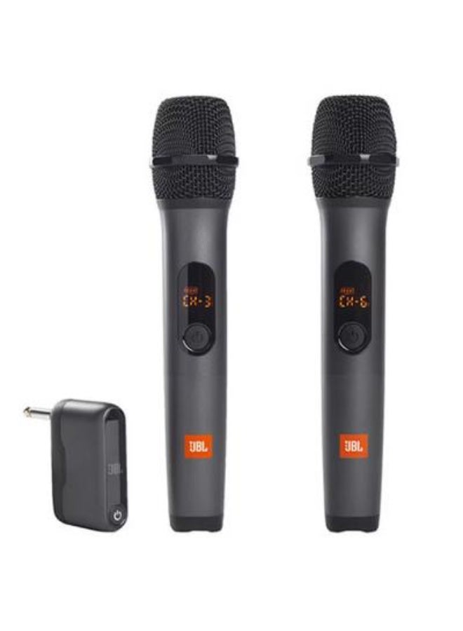 Compare Wireless Microphone Set International Version JBLWIRELESSMICD Black at KSA Price