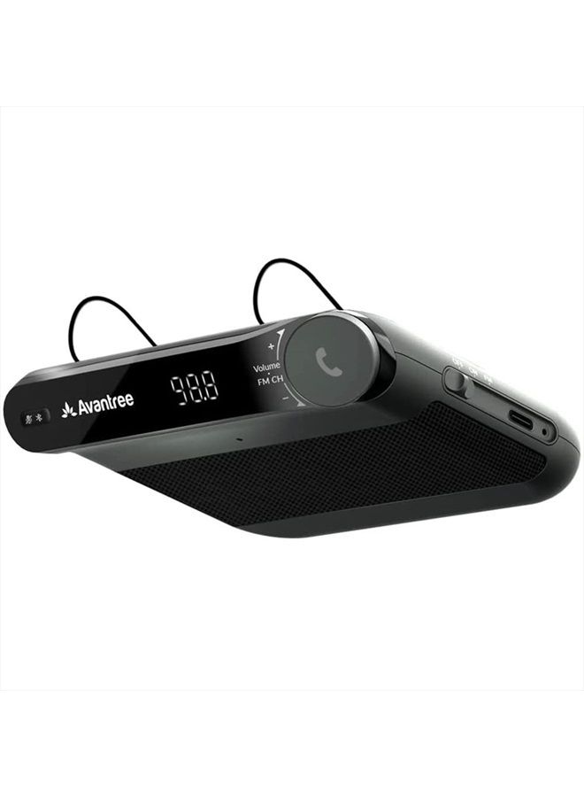 Compare Roadtrip  Bluetooth Speaker & Wireless FM Transmitter Kit 2in1 for Cars with HandsFree 6W Speakerphones, Builtin Mic, and Multipoint Cell Phone Connections at KSA Price