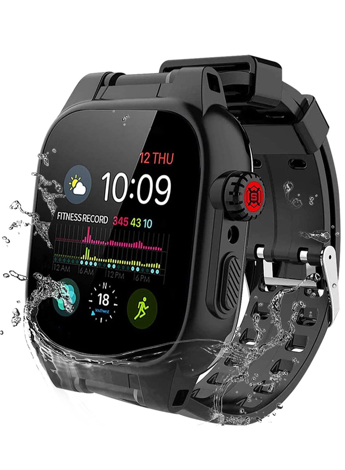 Waterproof Case for Apple Watch Series 7 45mm,…