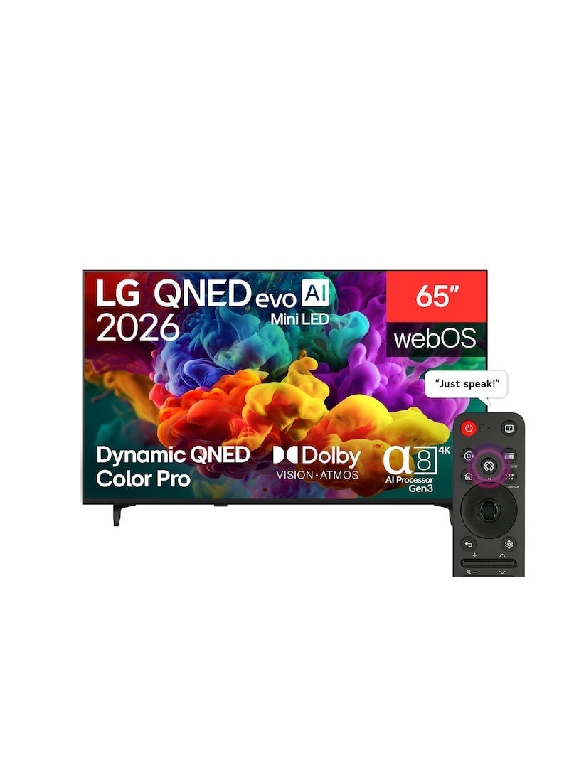 Compare 65 inch LG QNED evo AI QNED85 Mini LED 4K UHD Smart TV 65QNED85B6T black at KSA Price