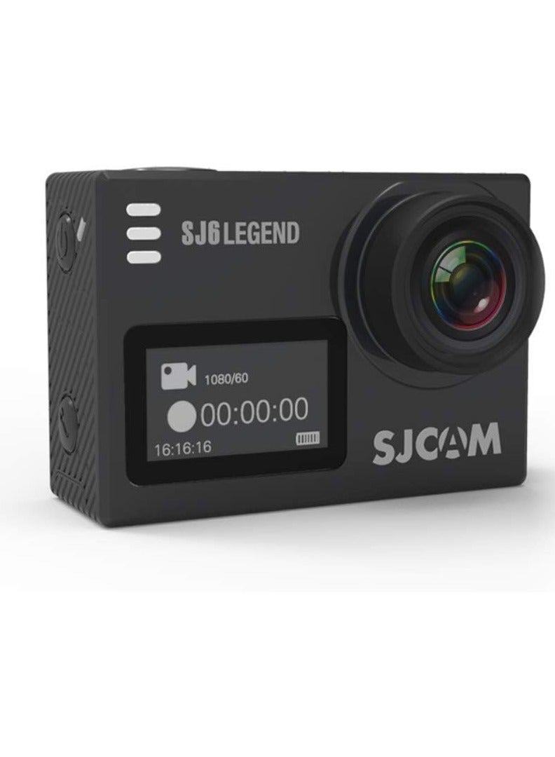 Compare SJCAM SJ6 Legend Action Camera – 4K 24fps, 16MP Photos, Dual Screen, Gyro Stabilization, 30m Waterproof Case, WideAngle Sports & Vlogging Camera at KSA Price