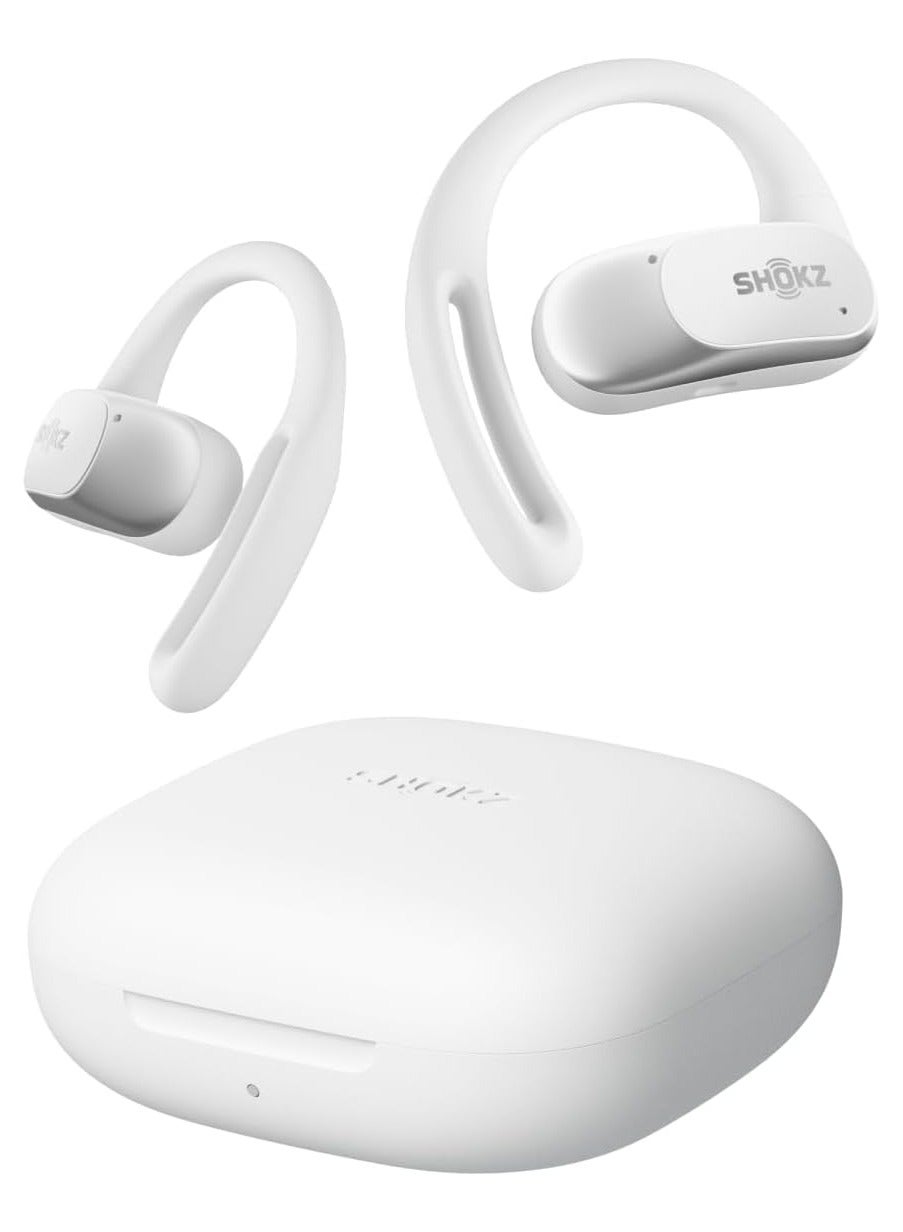 Compare OpenFit Air  OpenEar Headphones, True Wireless Earbuds, Water Resistant, Secure Earhooks for Daily Use White at KSA Price