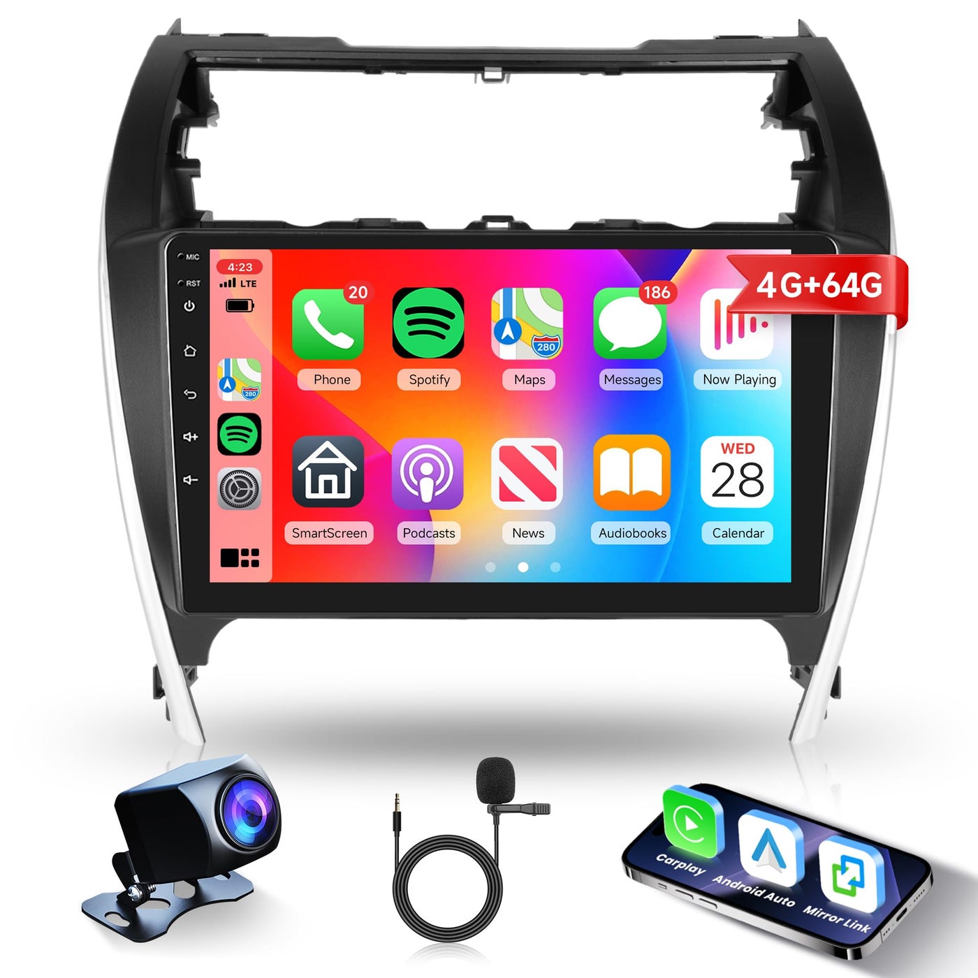 8Core 4G64G Car Radio Stereo for Toyota Camry…