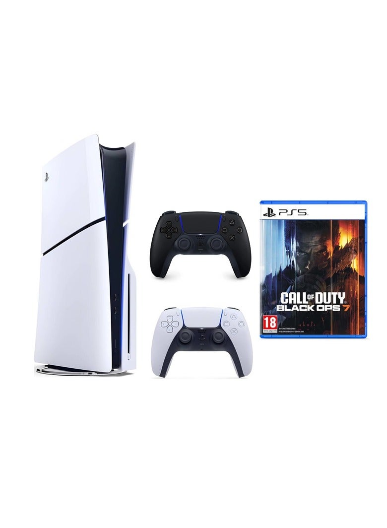 PlayStation 5 Slim Disc Console with extra Black…