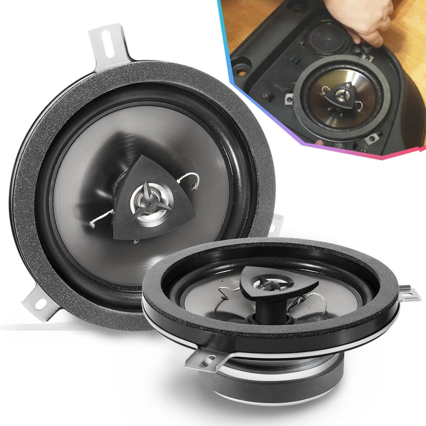 Compare sixcow 2 Pack Kicker Speaker Upgrade for Jeep Wrangler & Dodge Vehicles at KSA Price
