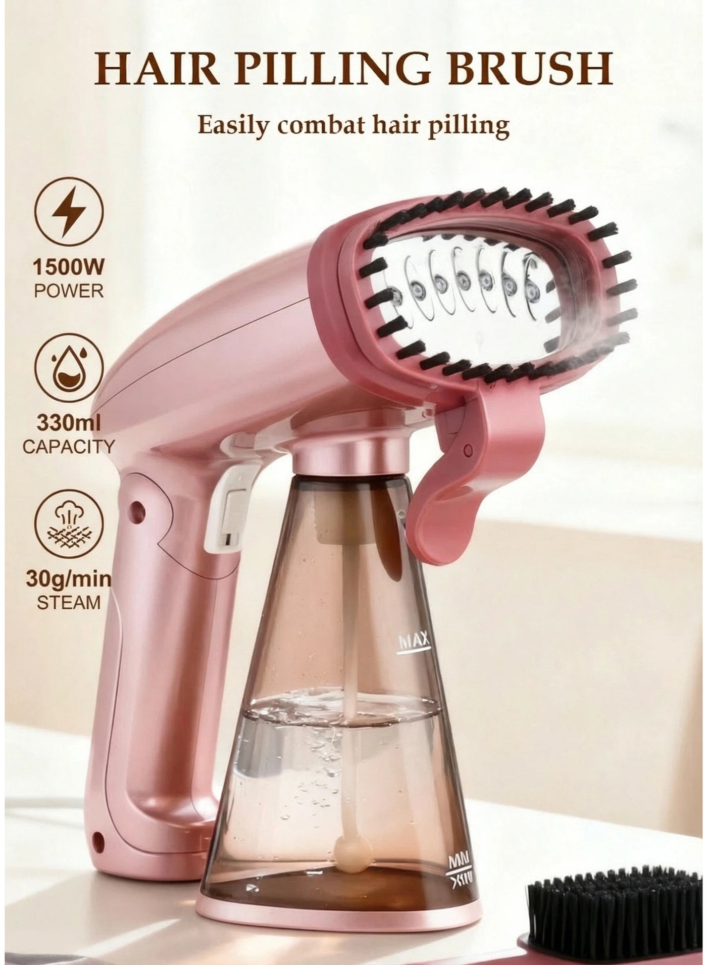 Compare Handheld Garment Steamer for Abaya & Thobe, 1500W Powerful Steam, 15s Fast Heat, 220–240V UAE Voltage at KSA Price