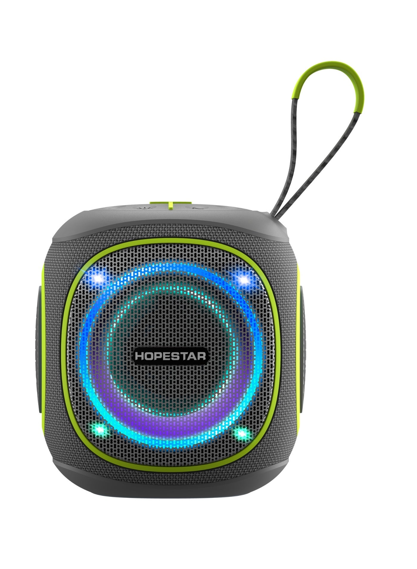 Compare Party 220mini 10W Portable Bluetooth Speaker ? | Wireless 5.3 | RGB LED Lights Sync with Music | USB, TF Card, AUX, FM Radio | 46 Hours Playtime | Compact & TravelFriendly Outdoor Speaker at KSA Price
