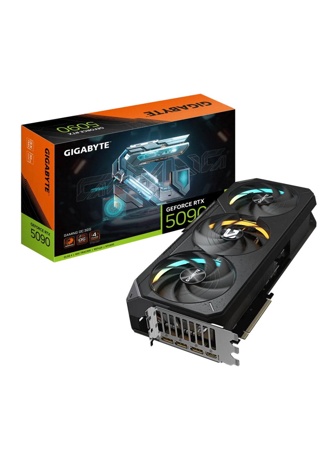 Compare Gigabyte GeForce RTX™ 5090 GAMING OC 32GB GDDR7 Graphics Card, 2550 MHz Core Clock, 21760 CUDA Cores, PCIe 5.0, 28 Gbps Memory, 512bit Memory Bus, 7680x4320 Max Resolution, WINDFORCE Cooling, Dual BIOS, RGB Halo, DisplayPort 2.1a x3, HDMI 2.1b x1, V at KSA Price