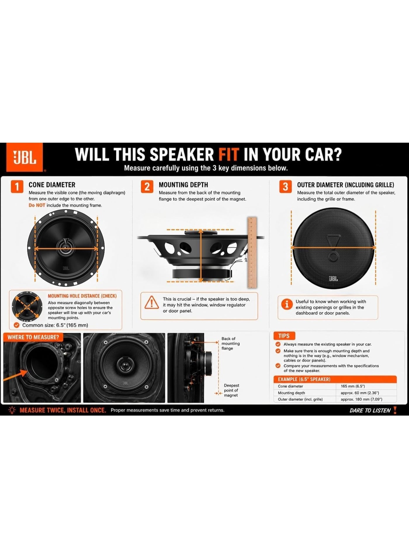 Compare JBL Stage2 55F – 5.25 2Way Audio Car Speakers, 400W Peak  50W RMS at KSA Price