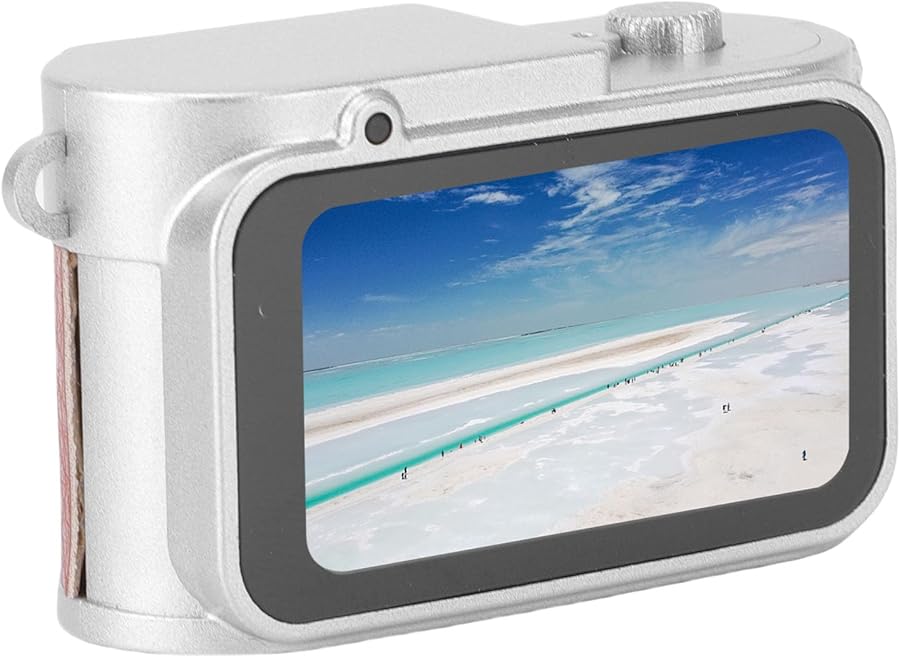Compare Diyeeni Mini Keychain Camera 2K FHD Video Recorder 1 47 Inch Screen 4 Filters LED Flash Rechargeable Brown at KSA Price