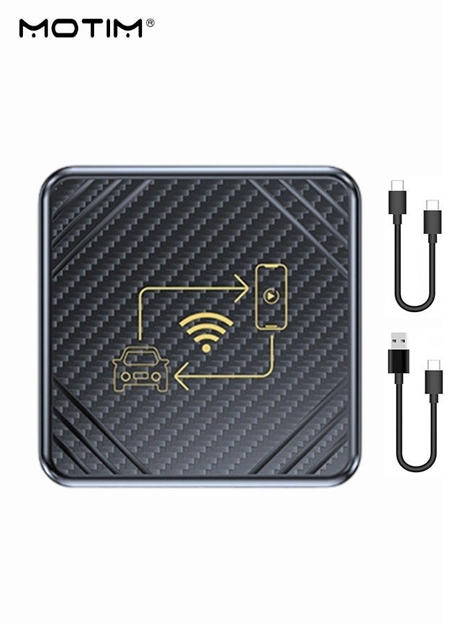 Compare Wireless CarPlay Adapter, Android Auto Adapter Dongle Wired To Wireless Car Play Box for IOS and Android, Intelligent Voice, Wifi Bluetooth Auto Connect, Only for The Vehicle with Wired CarPlay at KSA Price