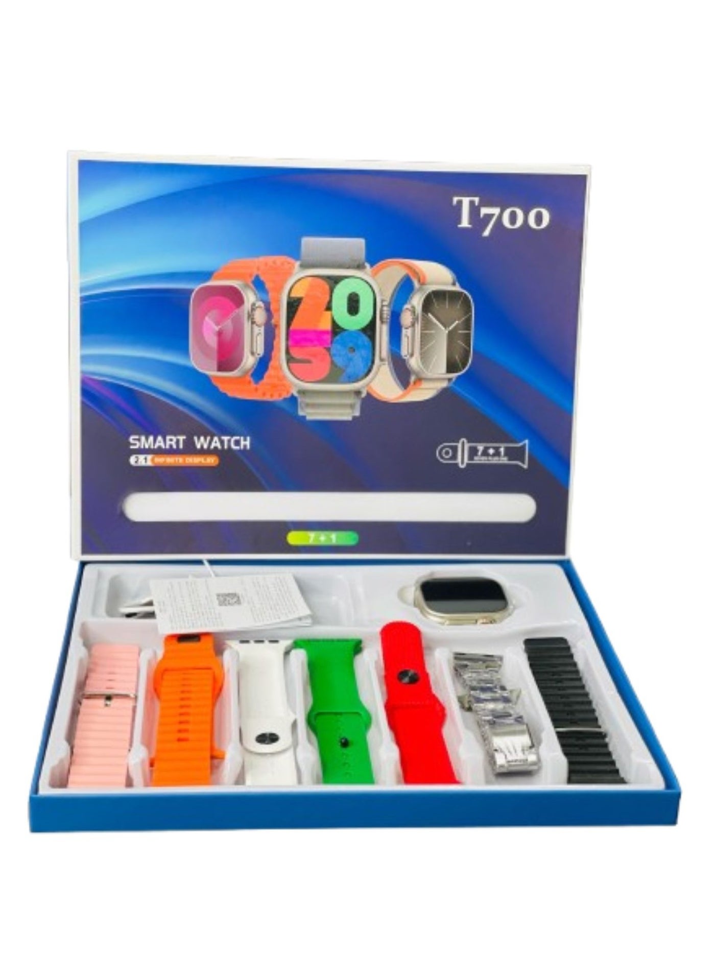 7+1 Smart Watch Ultra Full Touch Color Screen Bluetooth…