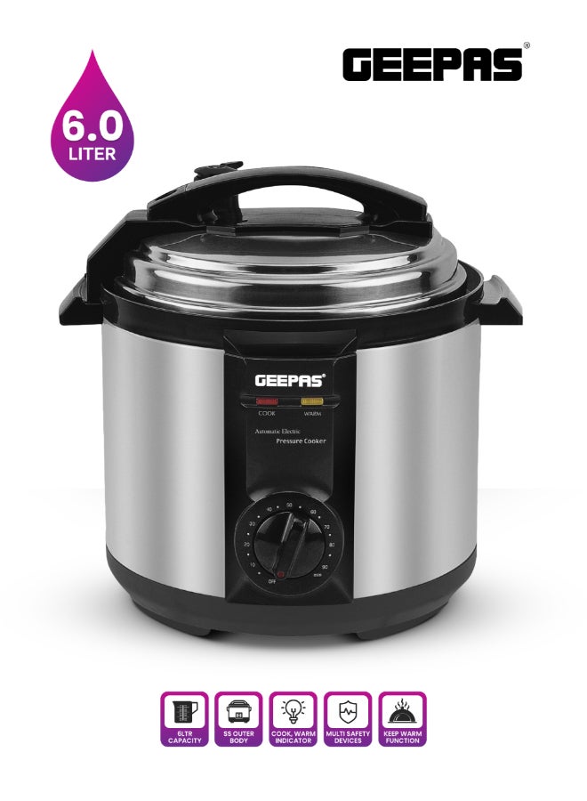 Electric Pressure Cooker | Non-Stick Coating Inner…