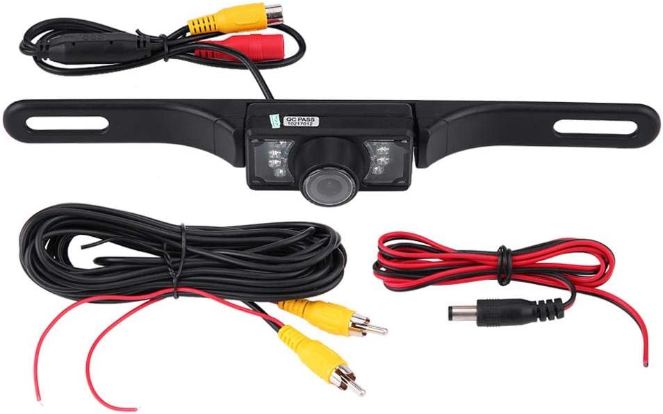 License Plate Rearview Camera, 7 LED 140° Wide Angle…