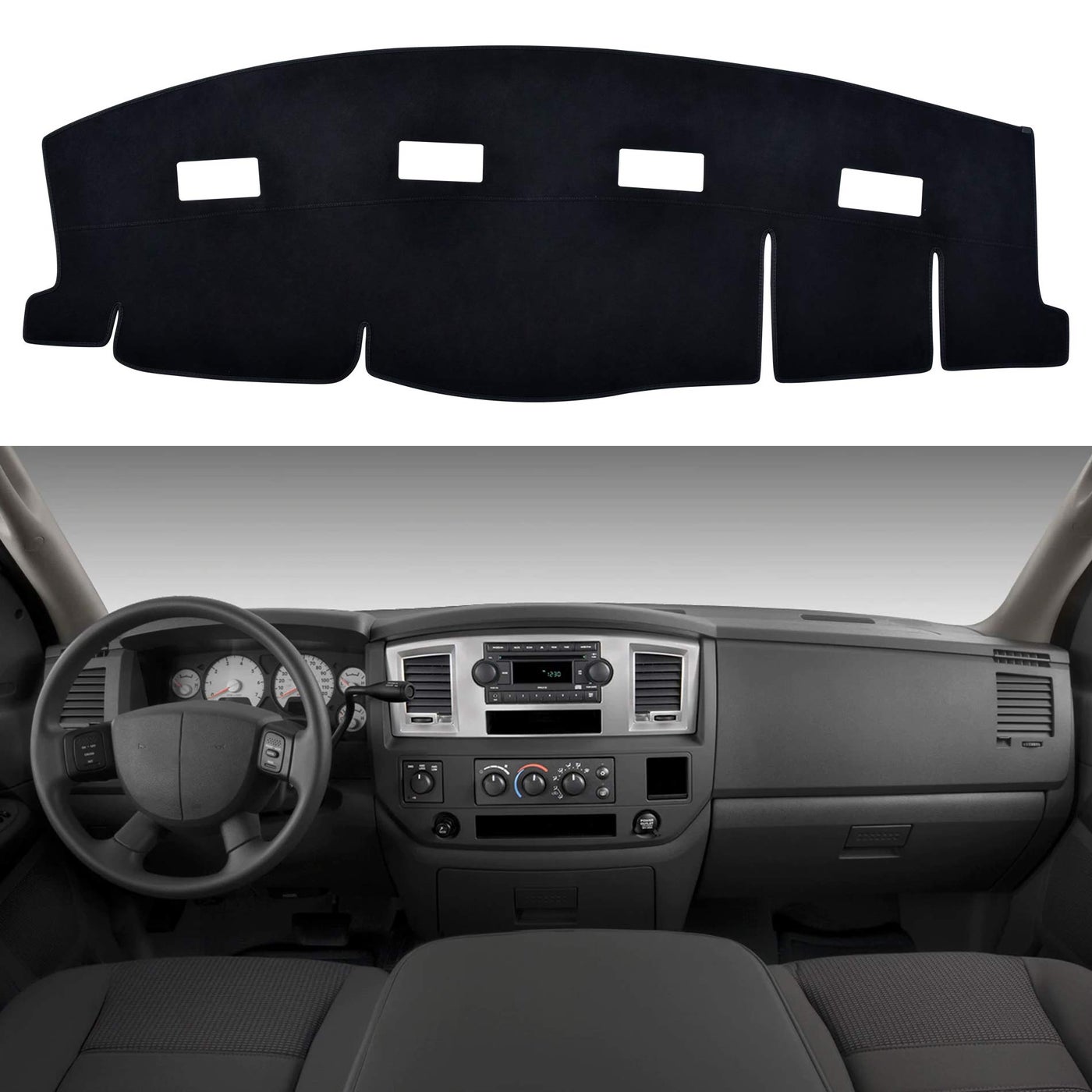 Compare SPEEDWOW Dashboard Dash Board Cover Mat Carpet Compatible with Dodge Ram 150025003500 20062008 Ram 2500350045005500 2009 Ram 45005500 2010 Without Cutout for Dash Speakers at KSA Price