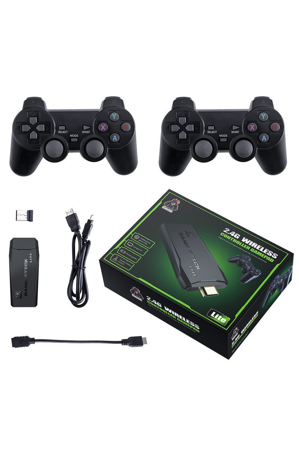 M8 Retro Dual-Player Gaming Console 2.4G Wireless…