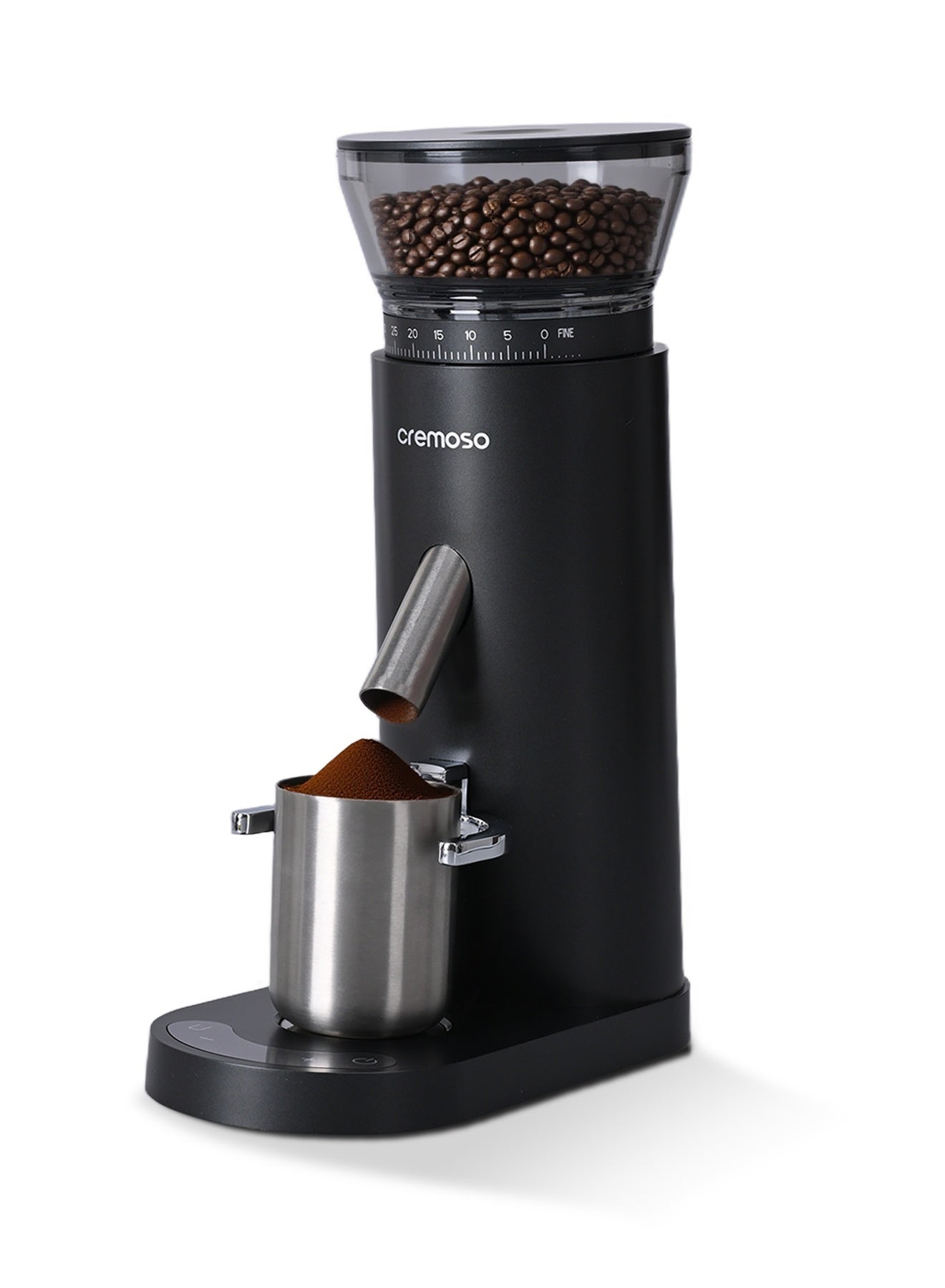 Compare V60 Electric Coffee Grinder: 60Speed Professional Grinding, Isostatic AntiStatic System, Tapered Stainless Steel Burrs, Cordless Design, 130g Capacity. at KSA Price